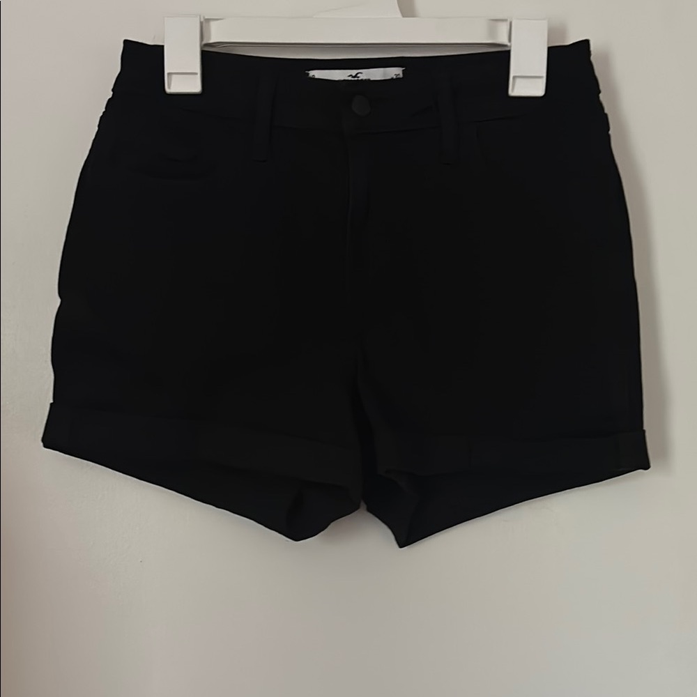 Hollister Black Curvy High Waist Shorts